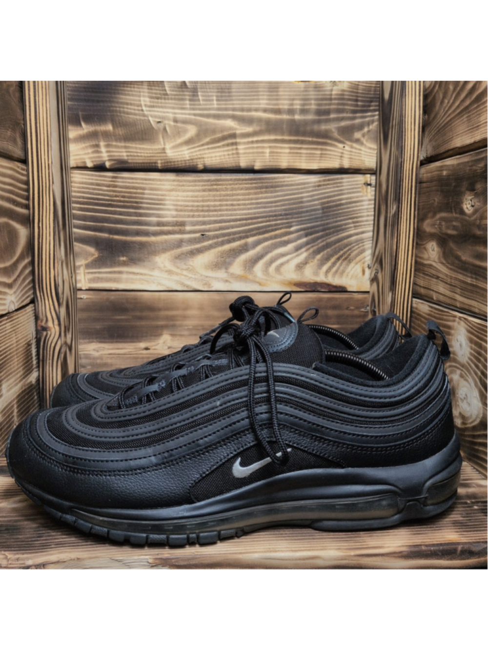 Nike Air Max 97 Black Anthracite Mens Size 13 Black Sneakers Shoes 921826-015